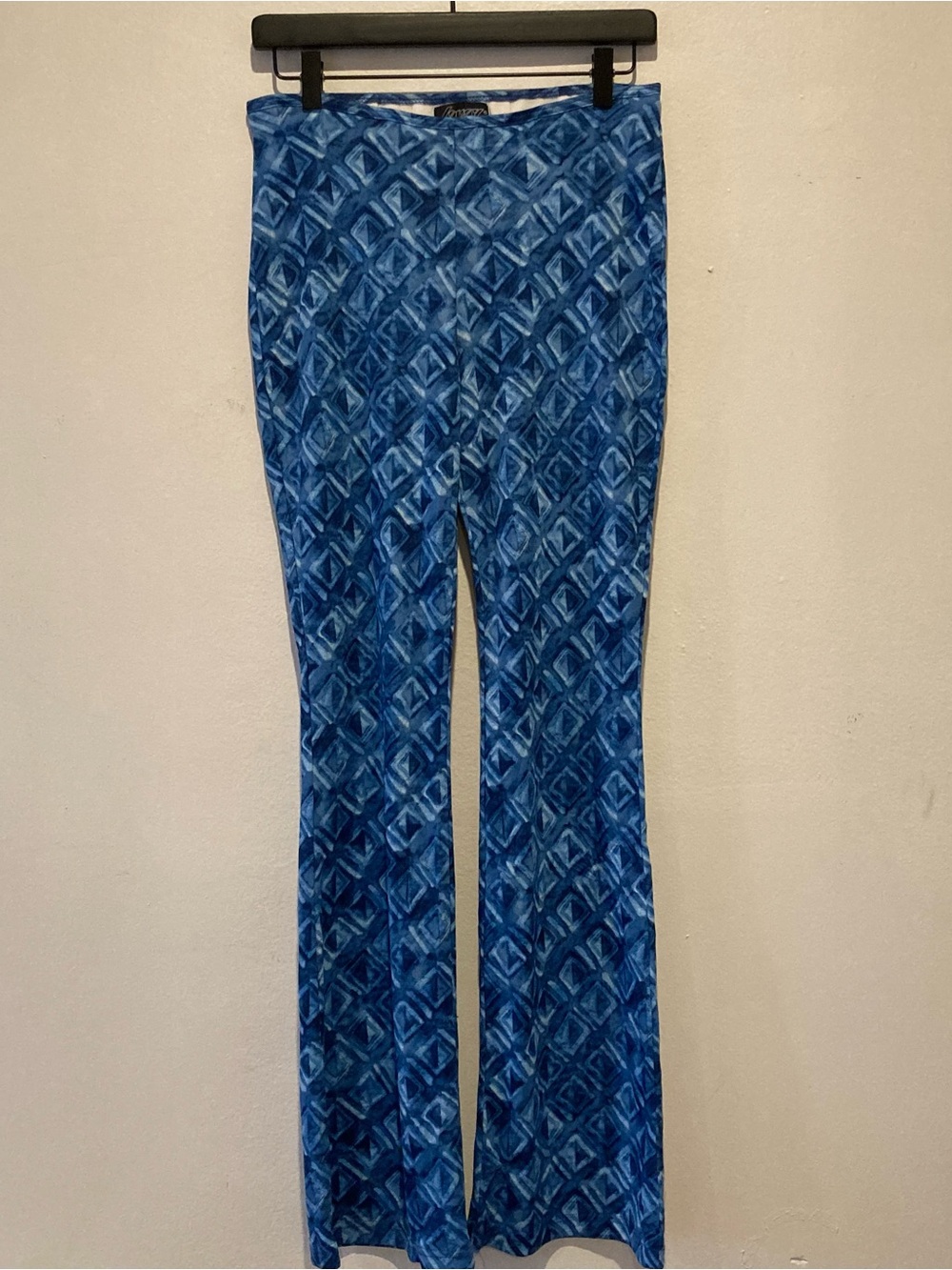 Insane 90s / 00s blue geo print pants